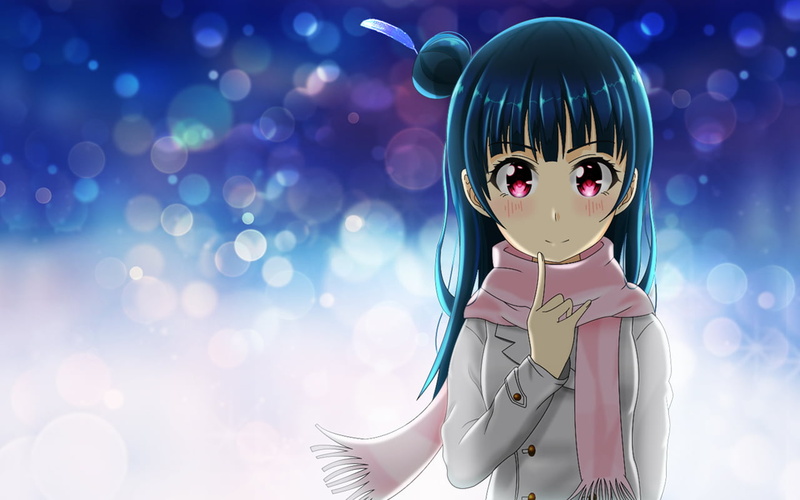 fun, front view, celebration, one person, looking at camera, representation, female likeness, sky, futuristic, human representation, Tsushima Yoshiko, digital composite