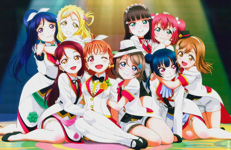 Dia Kurosawa, toy, costume, girls, child, Chika Takami, representation, Yoshiko Tsushima, Riko Sakurauchi, human representation, multi colored, Love Live! Sunshine!!