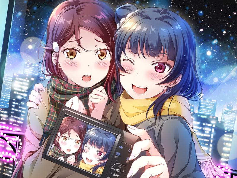 1080P, Anime, Love Live!, Riko Sakurauchi, Yoshiko Tsushima