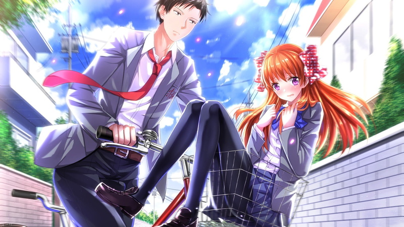 looking at camera, men, sunlight, real people, front view, artwork, 1080P, anime girls, lifestyles, two, male, togetherness, young women, couple - relationship