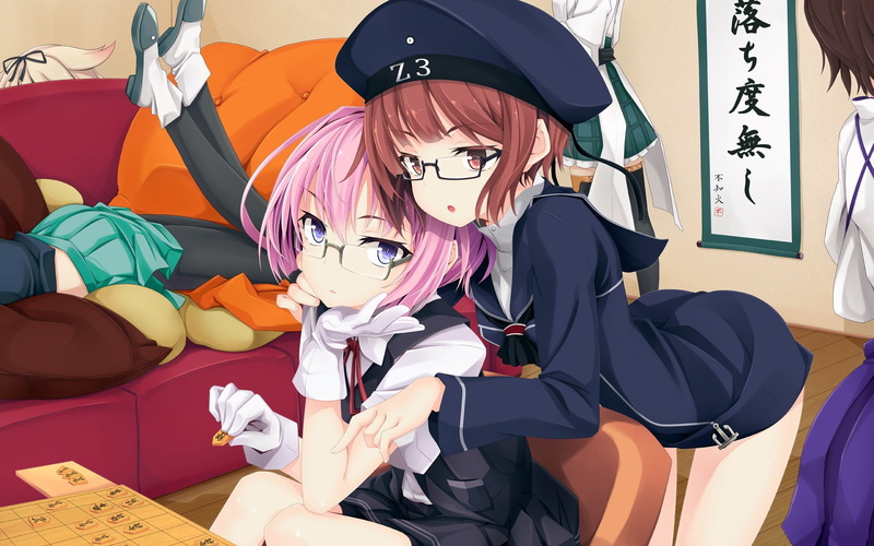 shiranui, hiei, 1080P, yuubari, yuudachi, max, kancolle, collection, kazuki, schultz, kantai, ogami, kaga