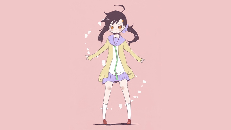 Nisekoi, anime girls, studio shot, copy space, hair ornament, witch, representation, front view, standing, school uniform, full length, girls, adult, clothing