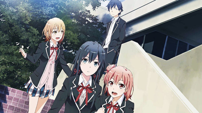 Yui Yuigahama, Iroha Isshiki, Yukino Yukinoshita, Hachiman Hikigaya, 1080P, My Teen Romantic Comedy SNAFU, Anime