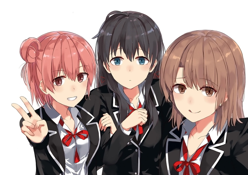 Iroha Isshiki, Anime, Yukino Yukinoshita, 1080P, My Teen Romantic Comedy SNAFU, Yui Yuigahama