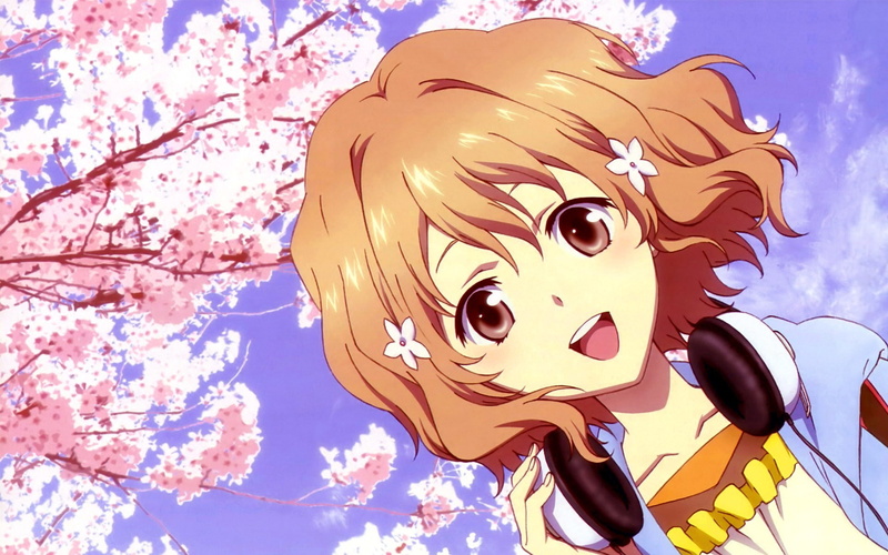 flower, freshness, animal themes, representation, plant, Hanasaku Iroha, Matsumae Ohana, sky, multi colored, tree, animal representation, flowering plant