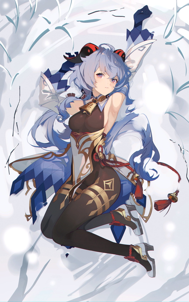 anime girls, Ganyu (Genshin Impact), bodystockings, 2K, Genshin Impact