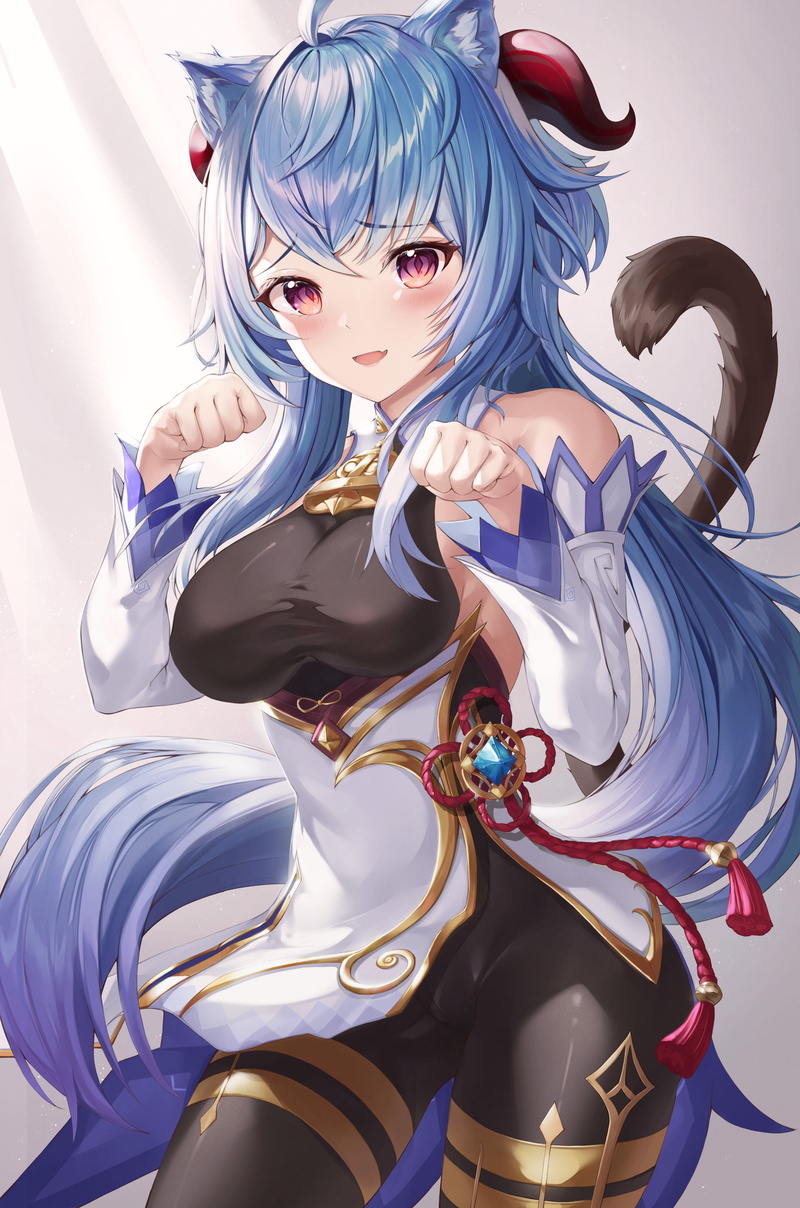 Genshin Impact, anime girls, Ganyu (Genshin Impact), 4K