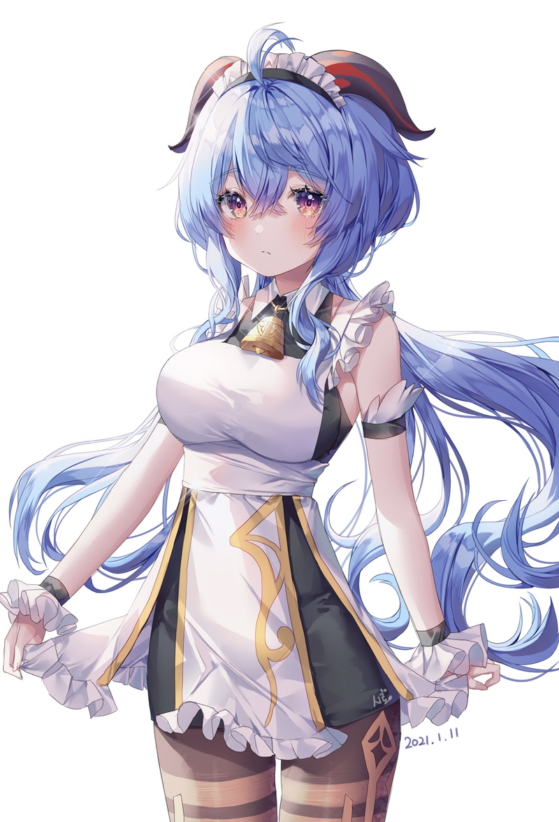 Ganyu (Genshin Impact), Genshin Impact, anime girls, 2K