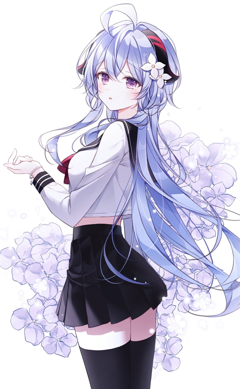anime, 720P, anime girls, Ganyu (Genshin Impact)