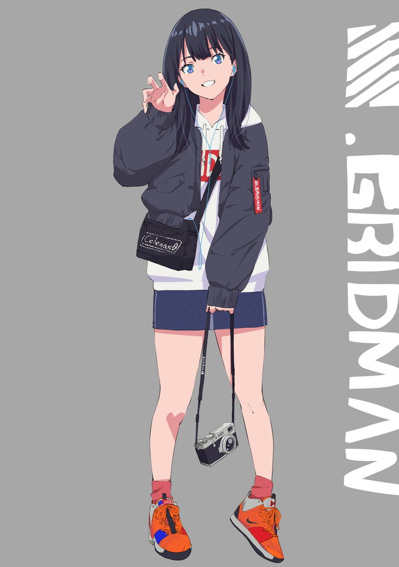 1080P, SSSS.GRIDMAN, anime girls, Takarada Rikka, anime