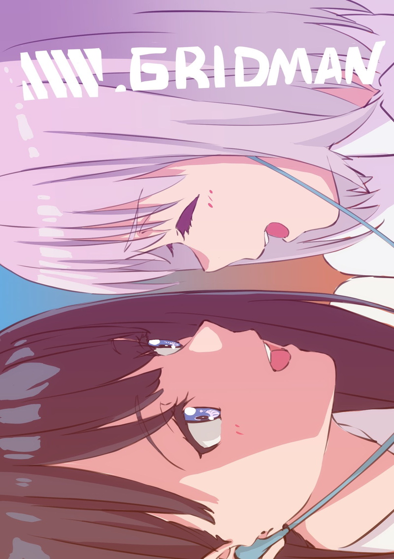 anime girls, Shinjou Akane, SSSS.GRIDMAN, 1080P, Takarada Rikka, anime