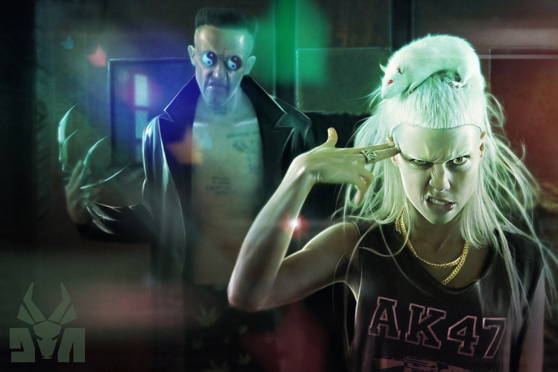 illuminated, data, screen, connection, digital composite, night, front view, die antwoord chappie yolandi visser, 720P, arts culture and entertainment