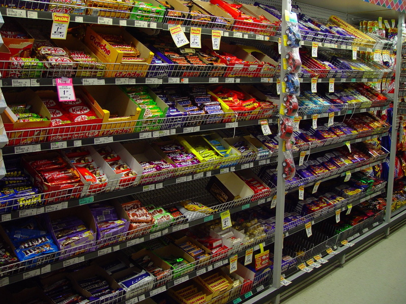 Shelf, Sweets, 1080P, Chocolate, Candy Bar, Food, Colorful, Candy, Colors, Shop
