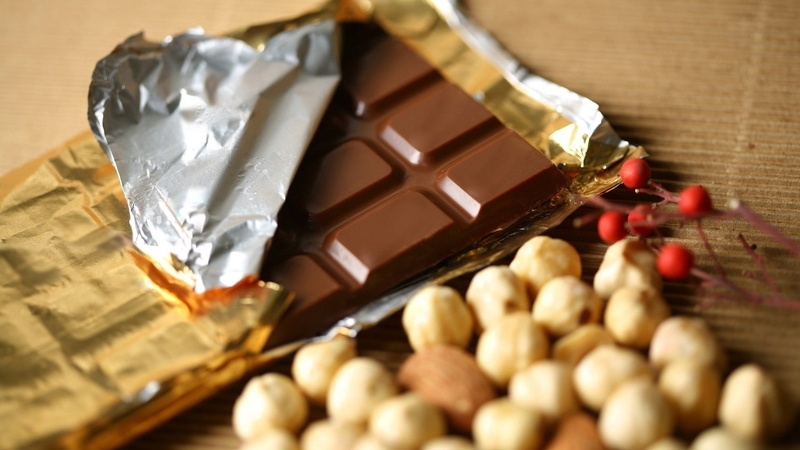 gourmet, food And Drink, indoors, backgrounds, 1080P, candy, milk Chocolate, dark, large group of objects, chocolate Bar, temptation, food, no People