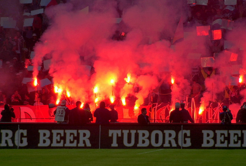 flames, 1080P, event, burning, fire - natural phenomenon, football, architecture, government, fire, flame, light show, red torch, large group of people