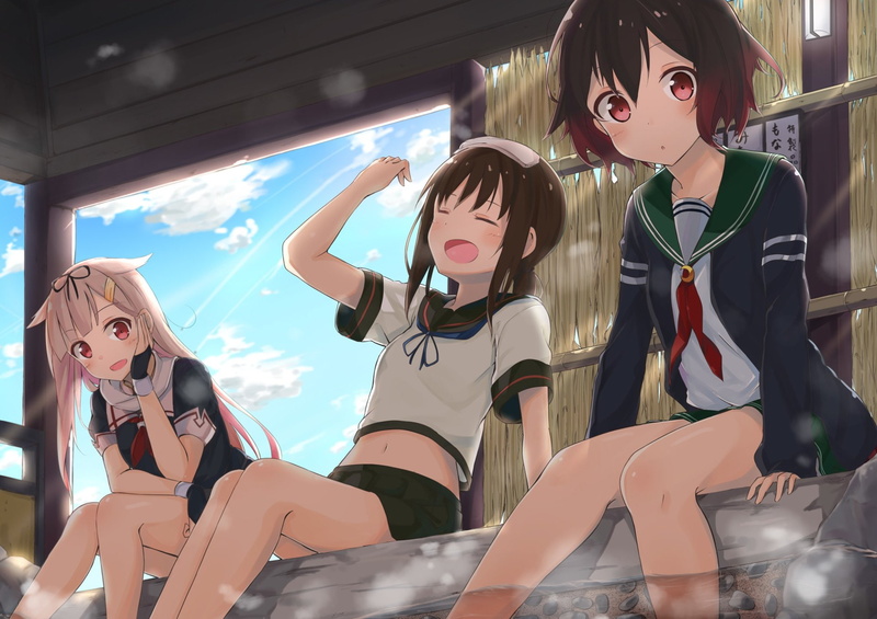 1080P, Fubuki (Kancolle), Kantai Collection, Yuudachi (Kancolle), Anime, Mutsuki (Kancolle)