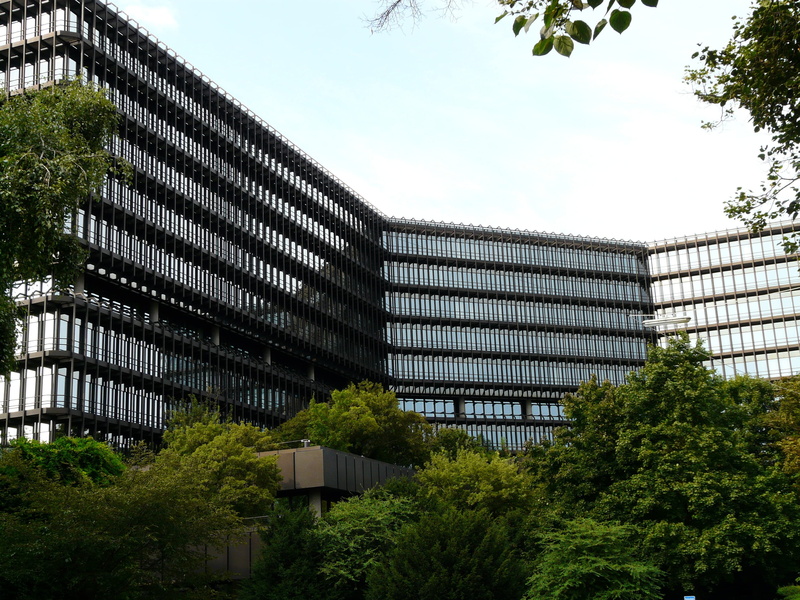 no people, tree, office, patent, outdoors, building exterior, architecture, building, Building, office building exterior, modern, cloud - sky, institute