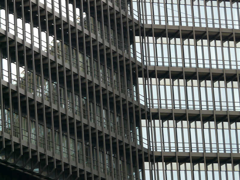 metal, european patent office, city, repetition, day, indoors, modern, building, built structure, pattern, architecture, design, office, Steel, full frame