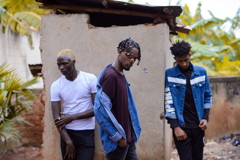casual clothing, wear, shanty, real people, photoshoot, standing, shirts, bonding, friendship, togetherness, males, three quarter length, friends, style