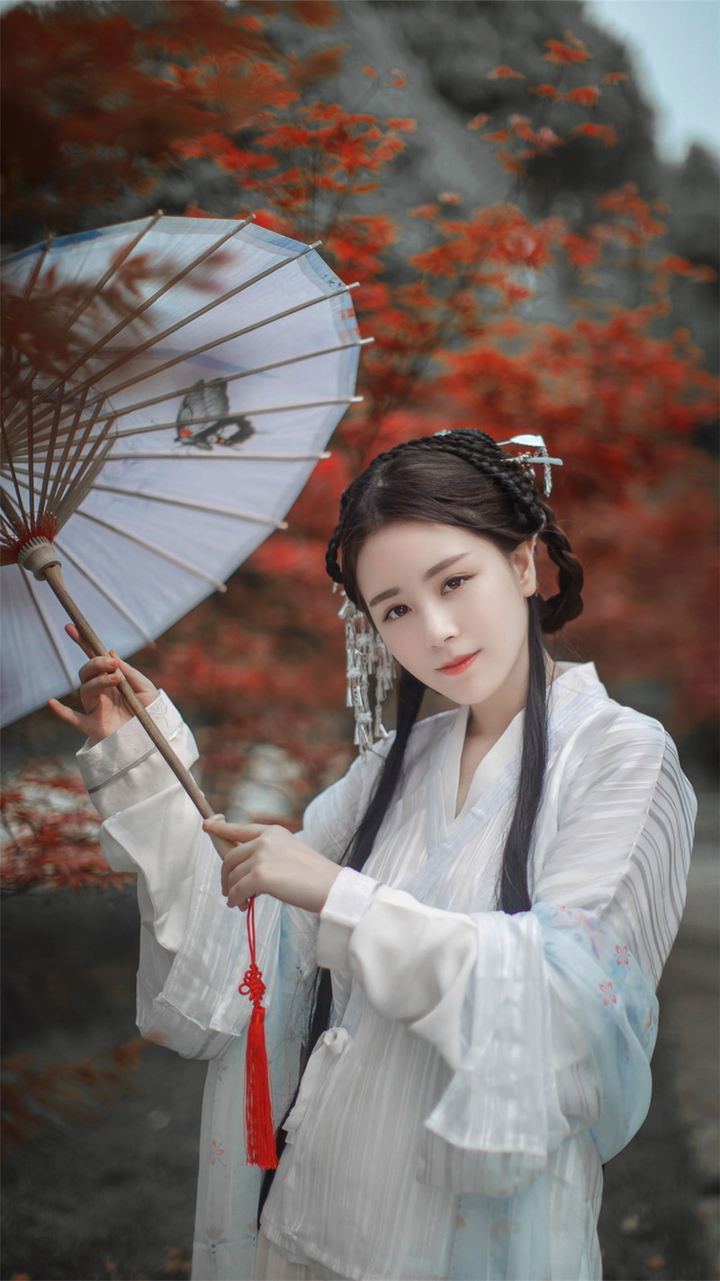 1080P, hanfu, Asian, brunette, women