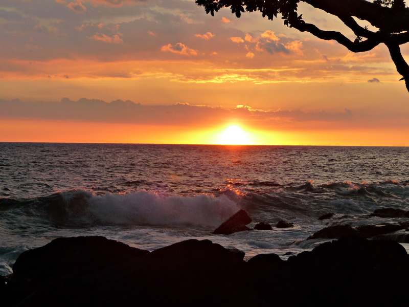 coast, usa, sun, cloud - sky, island, surf, vacation, beauty in nature, sky, beach sunset, 2K, paradise, horizon, sea, tranquil scene, no people, summer