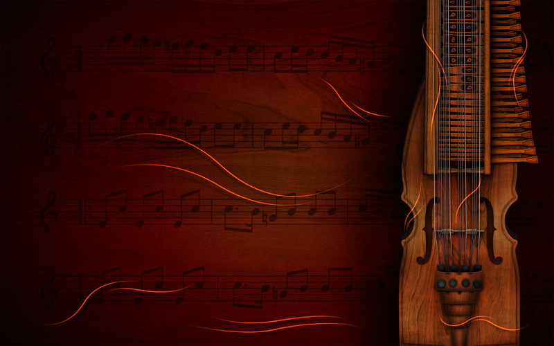 1080P, no People, musical Instrument String, wood - Material, sheet, sound, musical Note, musical equipment, musical Symbol, backgrounds, classic, retro Styled