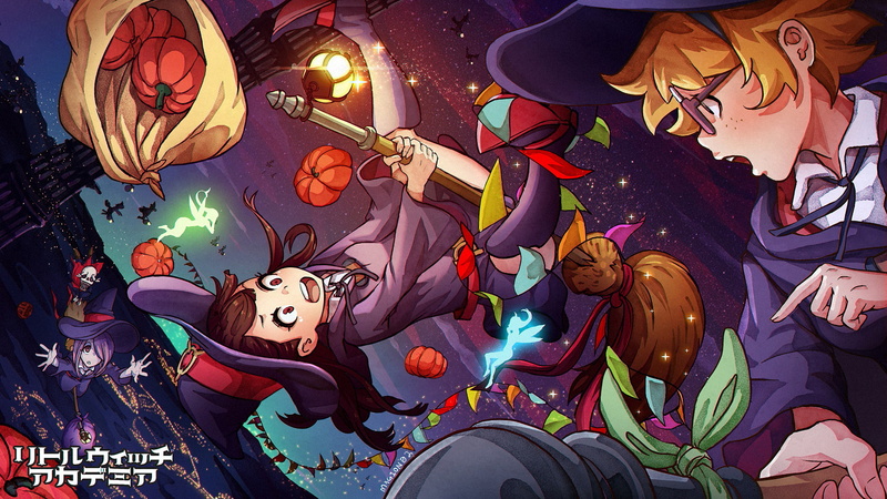 Little Witch Academia, Anime, Lotte Yanson, 1080P, Sucy Manbavaran, Atsuko Kagari
