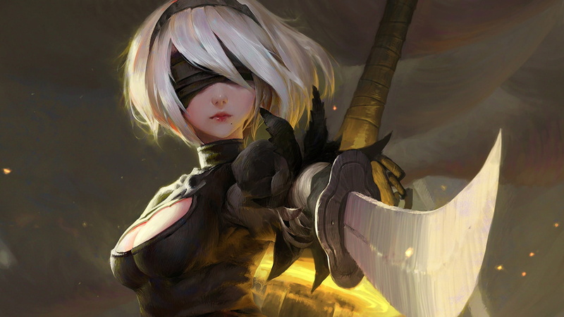 1080P, NieR: Automata, YoRHa No.2 Type B, Video Game