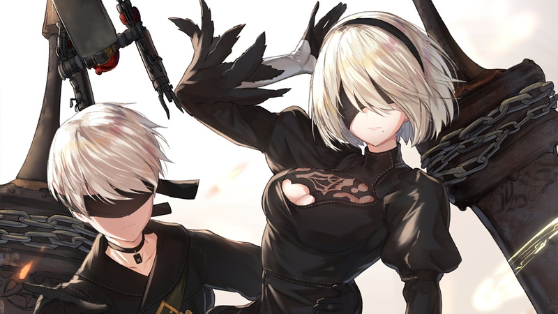 YoRHa No.2 Type B, NieR: Automata, 1080P, YoRHa No.9 Type S, Video Game