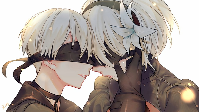 1080P, YoRHa No.2 Type B, Video Game, NieR: Automata, YoRHa No.9 Type S