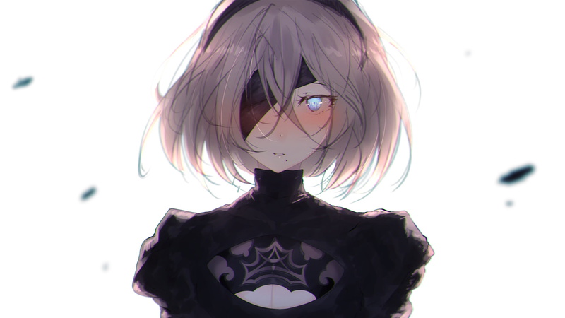 YoRHa No.2 Type B, 1080P, Anime, Video Game, NieR: Automata