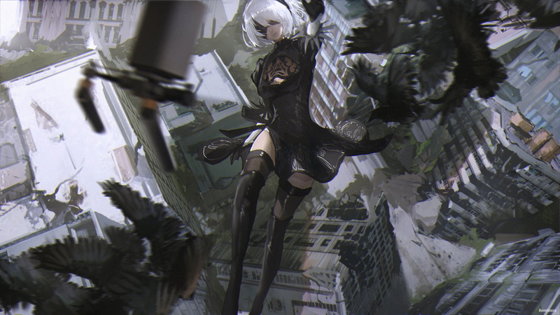 Video Game, NieR: Automata, YoRHa No.2 Type B, 1080P