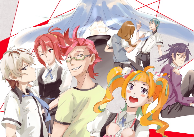 Tsuguhito Yuta, Kiznaiver, Anime, 4K, Yoshiharu Hisomu, Katsuhira Agata, Niko Niiyama, Hajime Tenga, Honoka Maki, Chidori Takashiro
