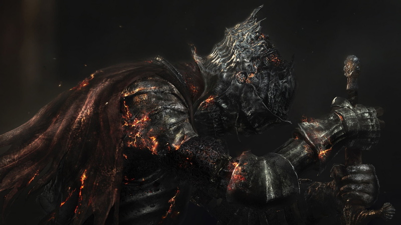 motion, Namco Bandai Games, flame, heat - Temperature, glowing, From Software, Dark Souls 3, nature, hell, knight, illuminated, creativity, color Image