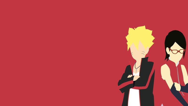 men, silhouette, adult, waist up, human body part, business person, copy space, boruto naruto the movie, colored background, males, studio shot, 1080P