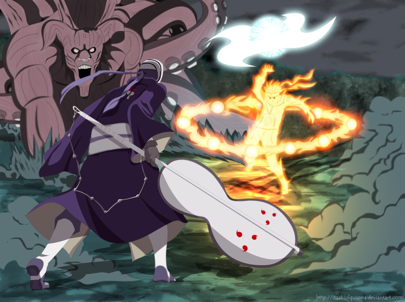 Anime, Naruto, Obito Uchiha, 1080P, Killer Bee (Naruto)