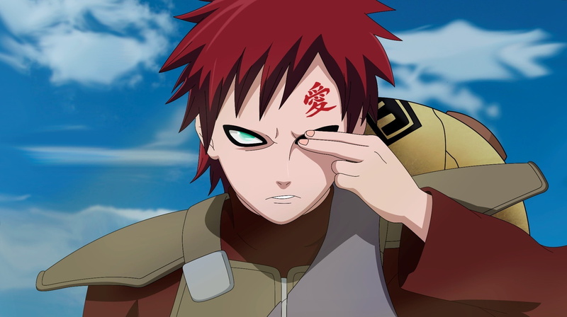 sadness, Sabaku no gaara, digital composite, nature, emotion, people, contemplation, outdoors, sky, portrait, looking away, Gaara, Naruto shippuden, clothing
