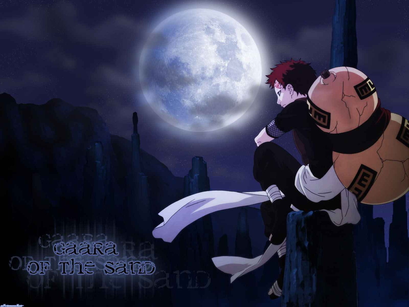 jinchuriki, naruto, gaara, 720P, sand