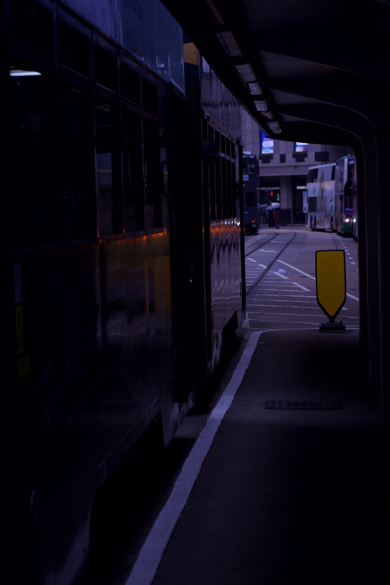 lighting, direction, hong kong sar, architecture, mode of transportation, yellow, no people, dark, city, road, architect, street, transportation, contrast