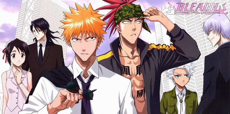 Byakuya Kuchiki, Ichigo Kurosaki, Bleach, Renji Abarai, shinigami, Gin Ichimaru, anime, Momo Hinamori, 2K, Toshiro Hitsugaya