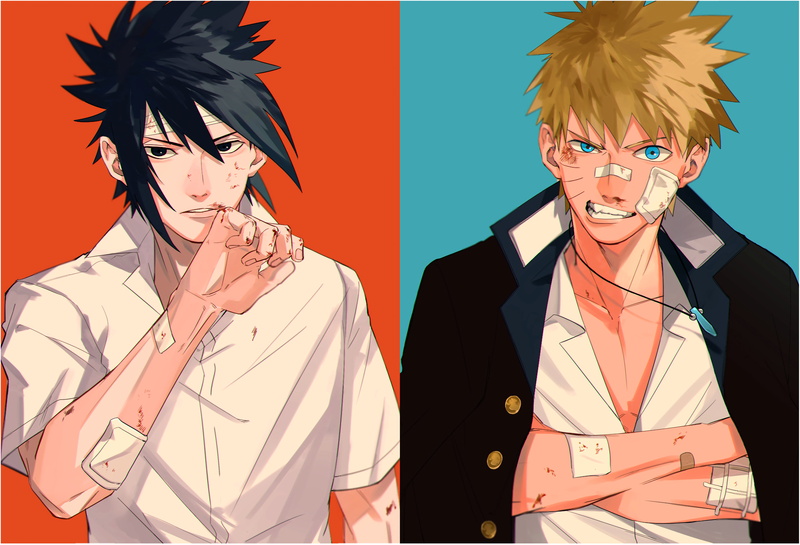 Sasuke Uchiha, 5K, Naruto Uzumaki, Naruto