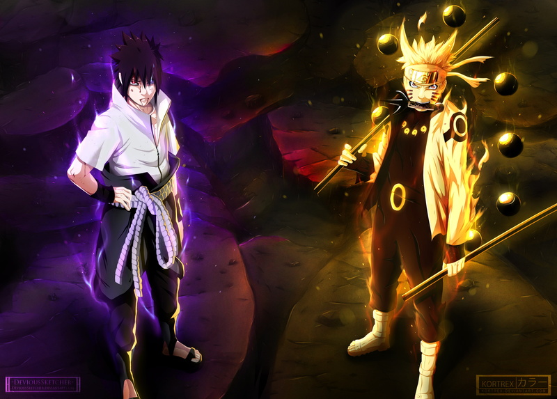 Naruto Uzumaki, Sasuke Uchiha, 2K