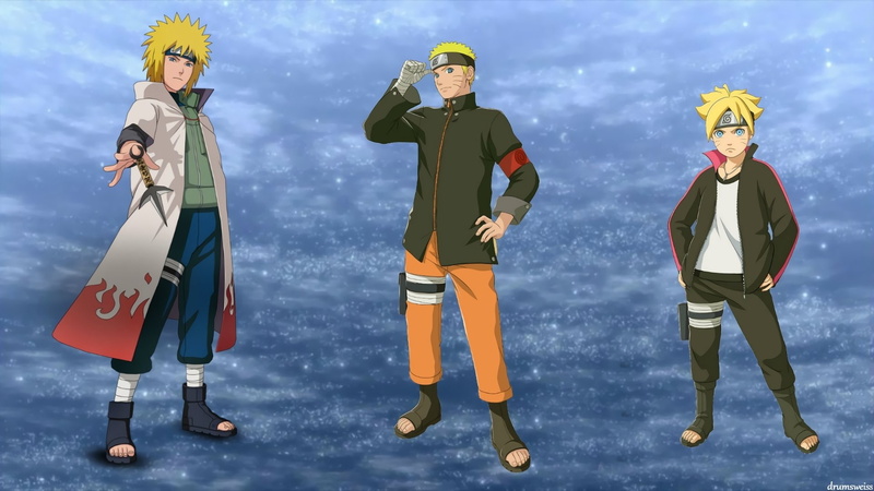 Boruto, Naruto Uzumaki, Anime, Minato Namikaze, 1080P, Boruto Uzumaki