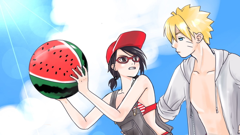 Naruto, Boruto Uzumaki, 1080P, Boruto, Sarada Uchiha