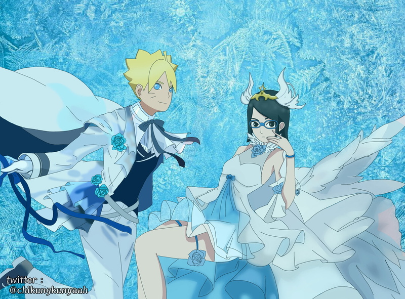Glasses, Boruto (Anime), Costume, Dress, Black Hair, Boruto, 1080P, Sarada Uchiha, Blue Eyes, Blonde, Naruto, Boruto Uzumaki