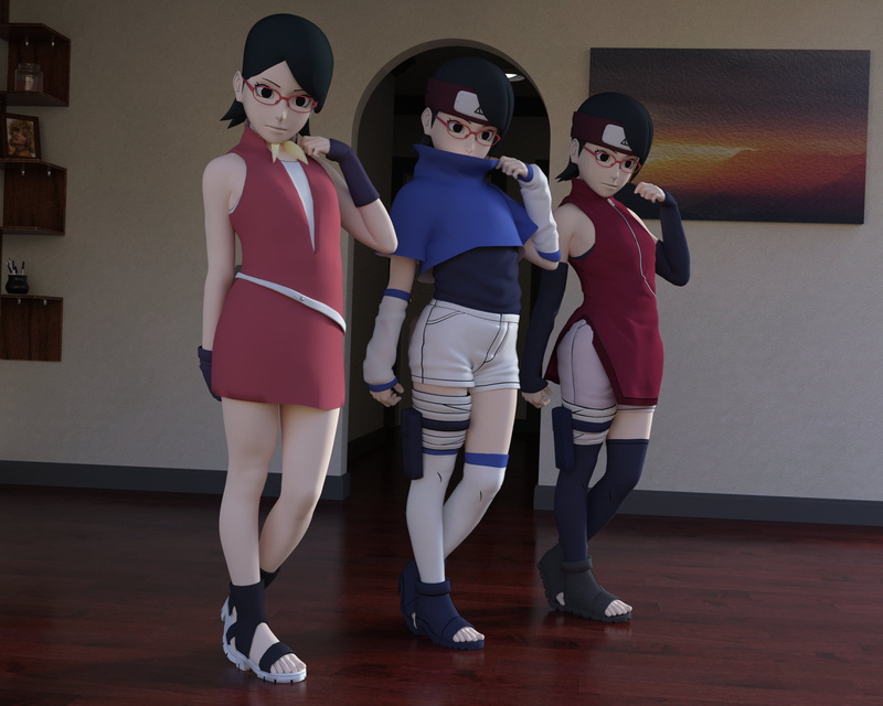 Boruto, Naruto, Sarada Uchiha, 2K