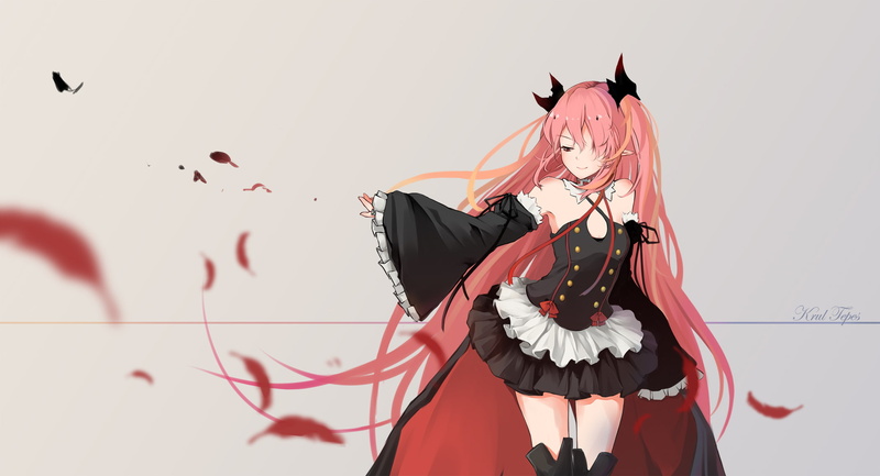 1080P, Seraph of the End, Anime, Krul Tepes
