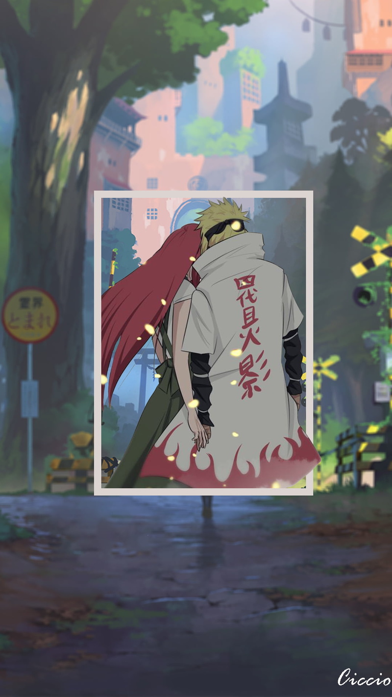 Naruto (anime), redhead, Namikaze Minato, sign, 1080P, long hair