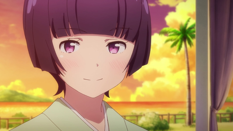Eromanga-sensei, focus on foreground, sunset, nature, lifestyles, Senju Muramasa, men, human representation, fashion, one person, 2K, headshot, sky, human face