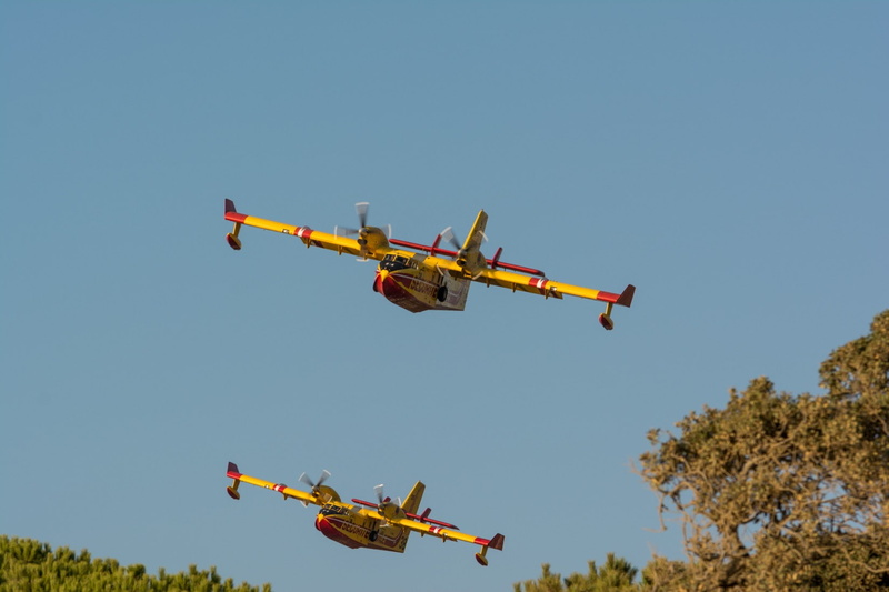 motion, nature, on the move, flying, blue, Canadair, plane, travel, 720P, transportation, airplane, clear sky, no people, mid-air, low angle view, day